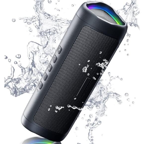 Bluetooth Speaker with HD Sound, Portable Wireless, IPX5 Waterproof, Up to 20H - Picture 1 of 6